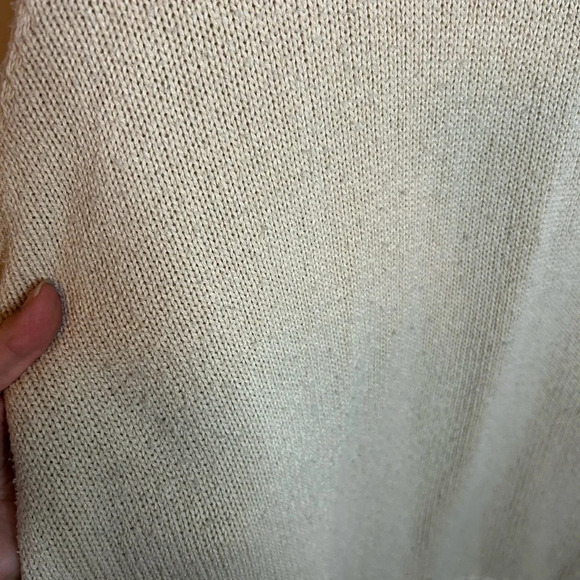 NEW & LINGWOOD MENS CREAM SILK CREW NECK SWEATER - Picture 6 of 6